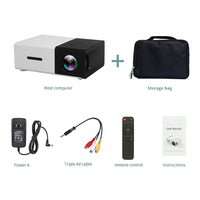 Mini Projetor Cinema Portátil 1080p Full HD