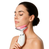 💆🏻‍♀️ Massageador Facial LED Bivolt – Reduz a Papada e Rugas 💆🏻