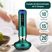 Ventosa Massageadora + óleo corporal - tratamento completo contra celulite