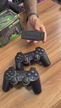 🎮 Game Stick Retrô 4K - +10.000 jogos clássicos da sua infância!
